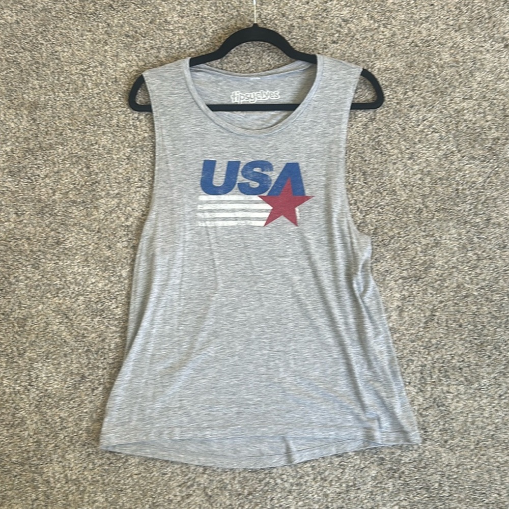 Super soft Tipsy Elves muscle tank